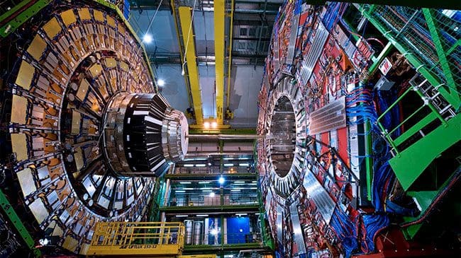 The Compact Muon Solenoid (photo copyright CERN)