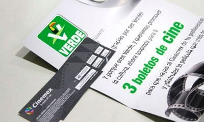 El Partido Verde Ecologista regala tres boletos de cine. Foto: Cuartoscuro