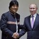 Presidente ruso Vladímir Putin y el mandatario boliviano Evo Morales en el marco del foro de Países Exportadores de Gas / Kremlin.ru