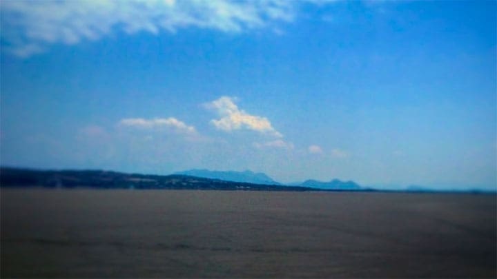 Parte seca de la Laguna de Cuitzeo / Aldabi Olvera