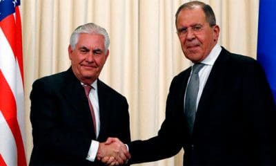 Rex Tillerson y Serguéi Lavrov Sergei Karpukhin / Reuters