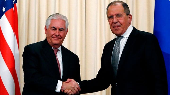 Rex Tillerson y Serguéi Lavrov Sergei Karpukhin / Reuters