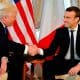 El presidente de EE.UU., Donald Trump, y su homólogo francés, Emmanuel Macron. Peter Dejong / Reuters