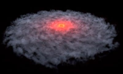 Ilustración artística del objeto OTS44. / Crédito: Johan Olofsson (UV & MPIA).