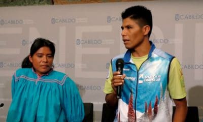 / Lorena y Mario Ramírez, corredores rarámuris de la Sierra de Chihuahua. Youtube / Canal Tenerife TV