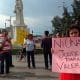 Niños y vecinos se manifiestan en las calles de 'Neza' por femincidio de la pequeña Valeria. / Aldabi Olvera