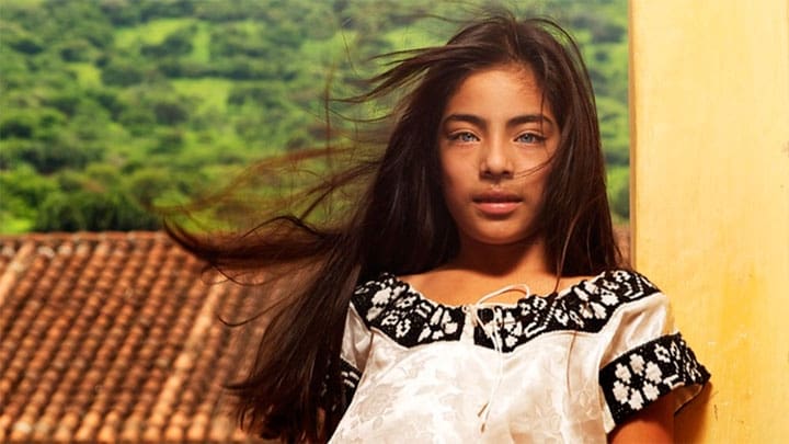 Adriana, la 'niña más bonita de México', retratada en 2011./ Cortesía Diego Huerta