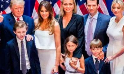 / En imagen Donald Trump Jr. segundo de Derecha a Izquierda.