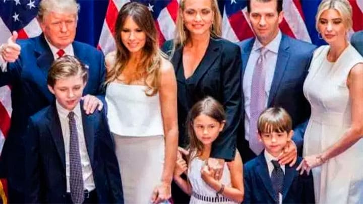 / En imagen Donald Trump Jr. segundo de Derecha a Izquierda.