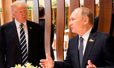 / El presidente de Rusia, Vladímir Putin, y su homólogo estadounidense, Donald Trump, en la cumbre del G20 Steffen Kugler / Reuters