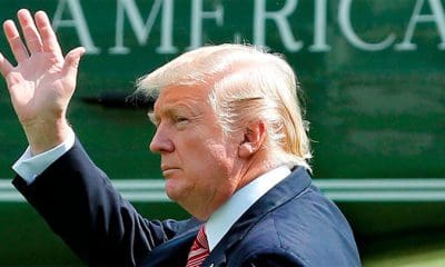 / El presidente de EE.UU., Donald Trump, frente a la Casa Blanca en Washington, Estados Unidos, antes de su partida a Camp David, 25 de agosto de 2017. / Yuri Gripas / Reuters