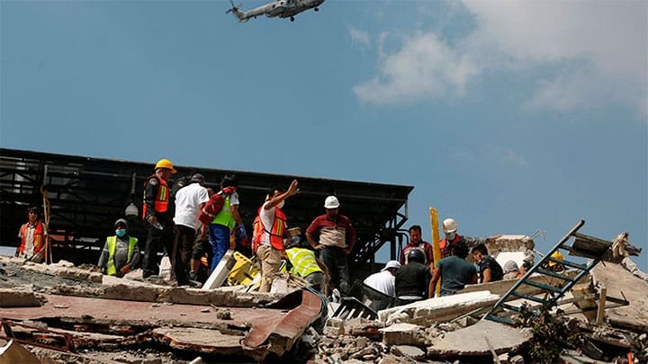 / Efectos del terremoto en la Ciudad de México, México, el 19 de septiembre de 2017. / Claudia Daut / Reuters