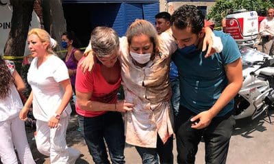/ Heridos tras el terremoto en la Ciudad de México, el 19 de septiembre de 2017. / Carlos Jasso / Reuters