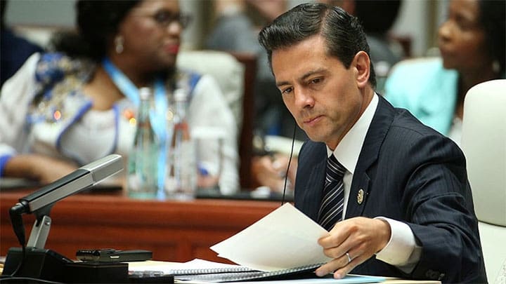 / Enrique Peña Nieto, presidente de México, durante su participación en la Cumbre BRICS en Xiamen, China, el pasado 5 de septiembre. / Wu Hong / Reuters