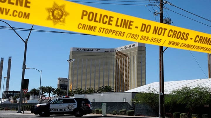 / El lugar del tiroteo mortal en Las Vegas, EE.UU., el 2 de octubre de 2017. / Lucy Nicholson / Reuters