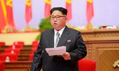 / El líder norcoreano Kim Jong-Un hablando durante un congreso. KCNA KCNA / Reuters