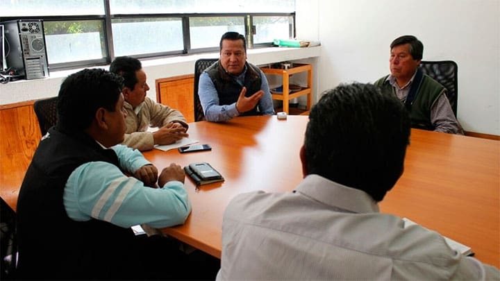 / Reunión con líderes indígenas