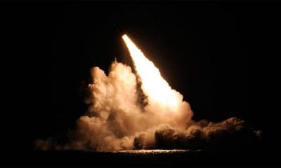 / Un misil balístico Trident II D5. Wikipedia / U.S. Navy photo