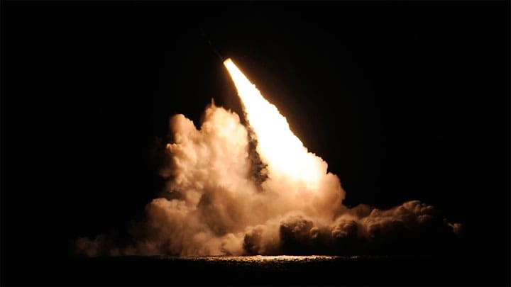 / Un misil balístico Trident II D5. Wikipedia / U.S. Navy photo