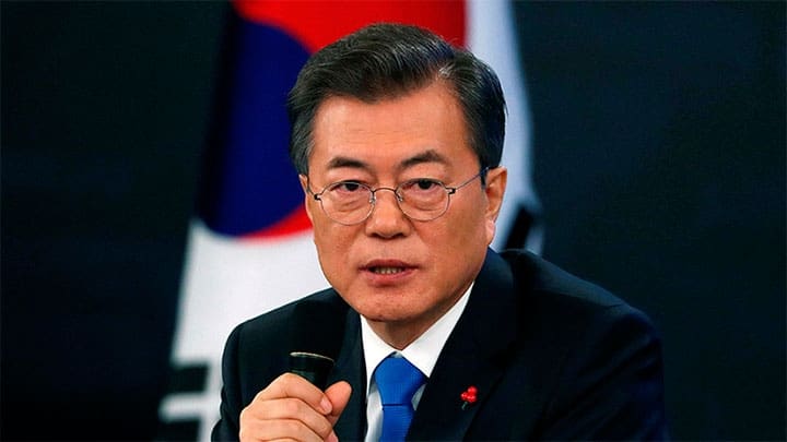 / El presidente de Corea del Sur, Moon Jae-in, en Seúl, el 10 de enero de 2018. Kim Hong-Ji / Reuters