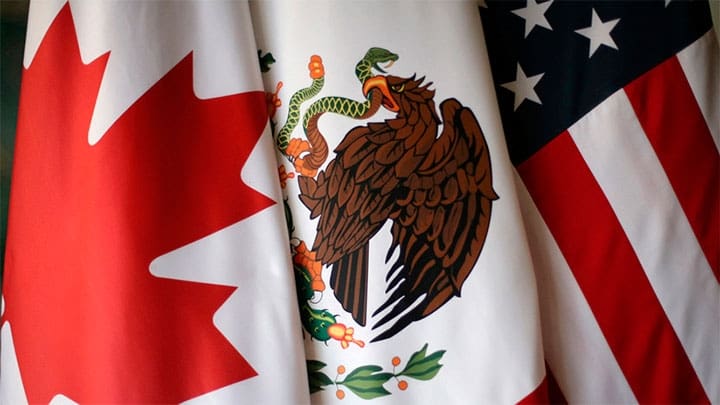 / Banderas de Canadá, México y EE.UU. Edgard Garrido / Reuters