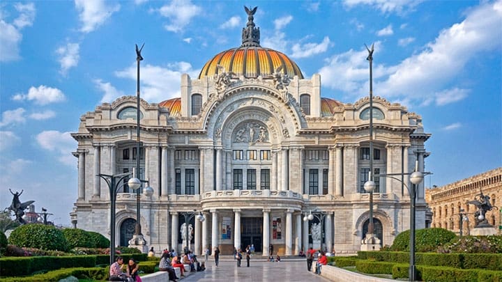 / Palacio de Bellas Artes, en la Ciudad de México. wikipedia.org / Thomas Ledl / CC BY-SA 3.0