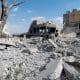 / Edificios destruidos se ven en Damasco, Siria, el 14 de abril de 2018. Omar Sanadiki / Reuters