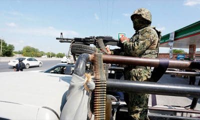 / Un elemento de la Marina de México en un puesto de control de Reynosa, Tamaulipas, el 6 de abril de 2018. Daniel Becerril / Reuters