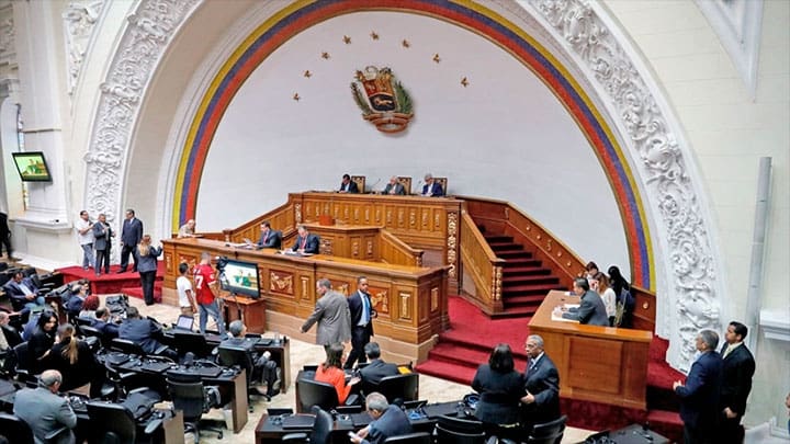 / Vista general de la Asamblea Nacional de Venezuela durante una sesión. Caracas, 9 de enero de 2018. Marco Bello / Reuters
