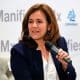 / Margarita Zavala, habla durante una reunión en la Ciudad de México el 16 de mayo de 2018. Alfredo ESTRELLA / AFP