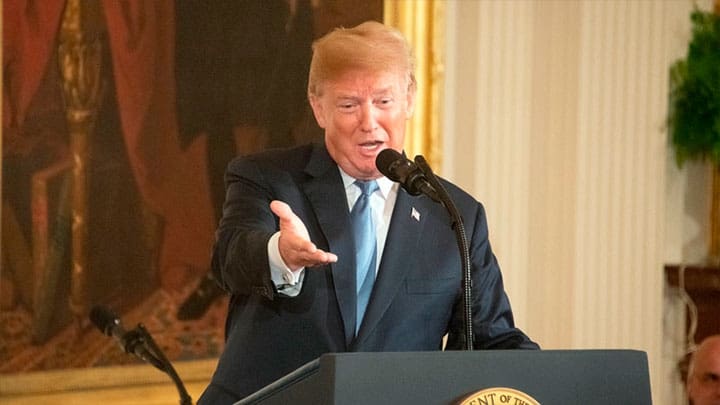 / El presidente de los Estados Unidos, Donald J. Trump. Ron Sachs / www.globallookpress.com