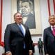 / El secretario de Estado de EE.UU., Mike Pompeo, con el presidente electo de México, López Obrador. Ciudad de México, 13 de julio de 2018. Carlos Jasso / Reuters