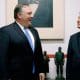 / El Secretario de Estado de EE.UU, Mike Pompeo, y el presidente electo de México, Andrés López Obrador. 13 de julio de 2018. Carlos Jasso / Reuters