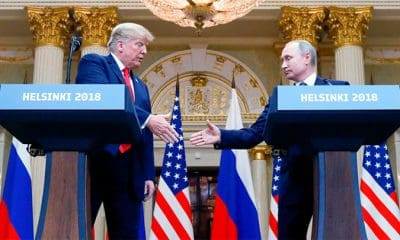 / El presidente de EE. UU., Donald Trump, y el presidente de Rusia, Vladímir Putin, durante su reunión en Helsinki, Finlandia, el 16 de julio de 2018. Kevin Lamarque / Reuters