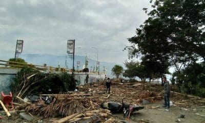 Consecuencias del tsunami en la ciudad de Palu, Indonesia, el 29 de septiembre de 2018. Olga Gondronk / AFP