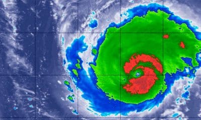 / Imagen satelital infrarroja del huracán Florence, tomada el 11 de septiembre de 2018. NASA