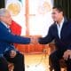 Recibe Silvano Aureoles a Andrés Manuel López Obrador