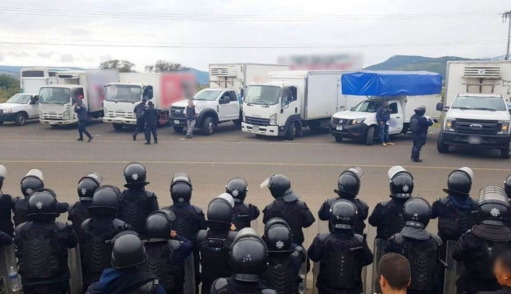 libera SSP unidades retenidas por normalistas