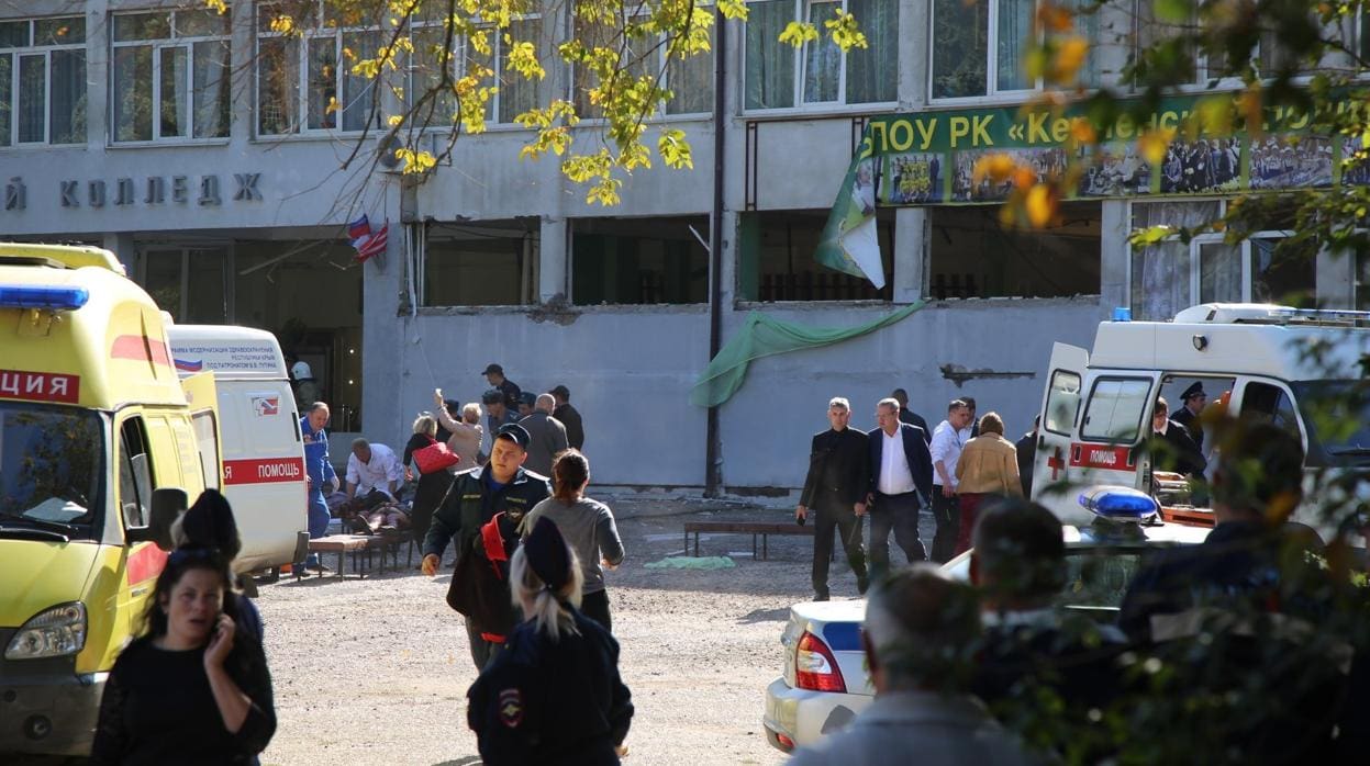 Masacre en una escuela técnica de Crimea deja 19 muertos y decenas de heridos