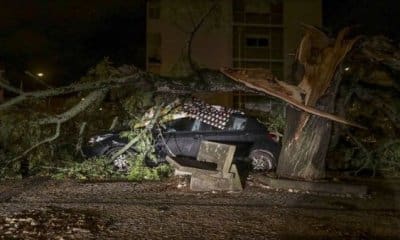 Agencia Estatal de Meteorología (Aemet) de España espera que Leslie comience a debilitarse este domingo. | Foto: EFE