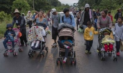 El Gobierno de la Ciudad de México informó el sábado de la llegada de unos 470 migrantes al estadio "Jesús Martínez Palillo" en la localidad de Magdalena Mixihuca. | Foto: EFE