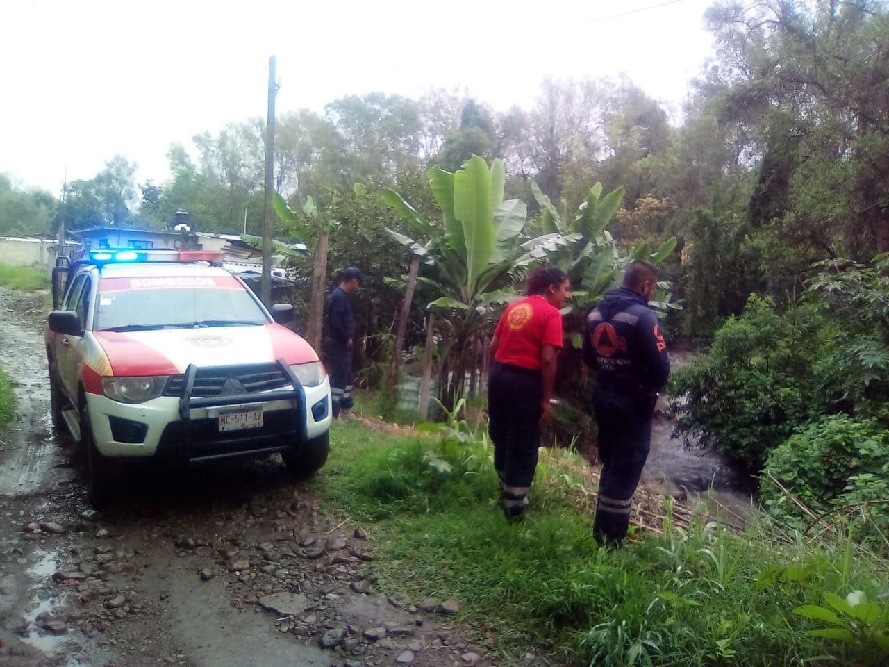 Supervisa Protección Civil y Bomberos zonas de riesgo en colonias del municipio