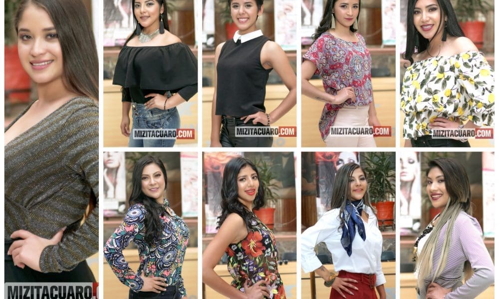 Aspirtantes a la Monarca de la Feria Zitácuaro 2019