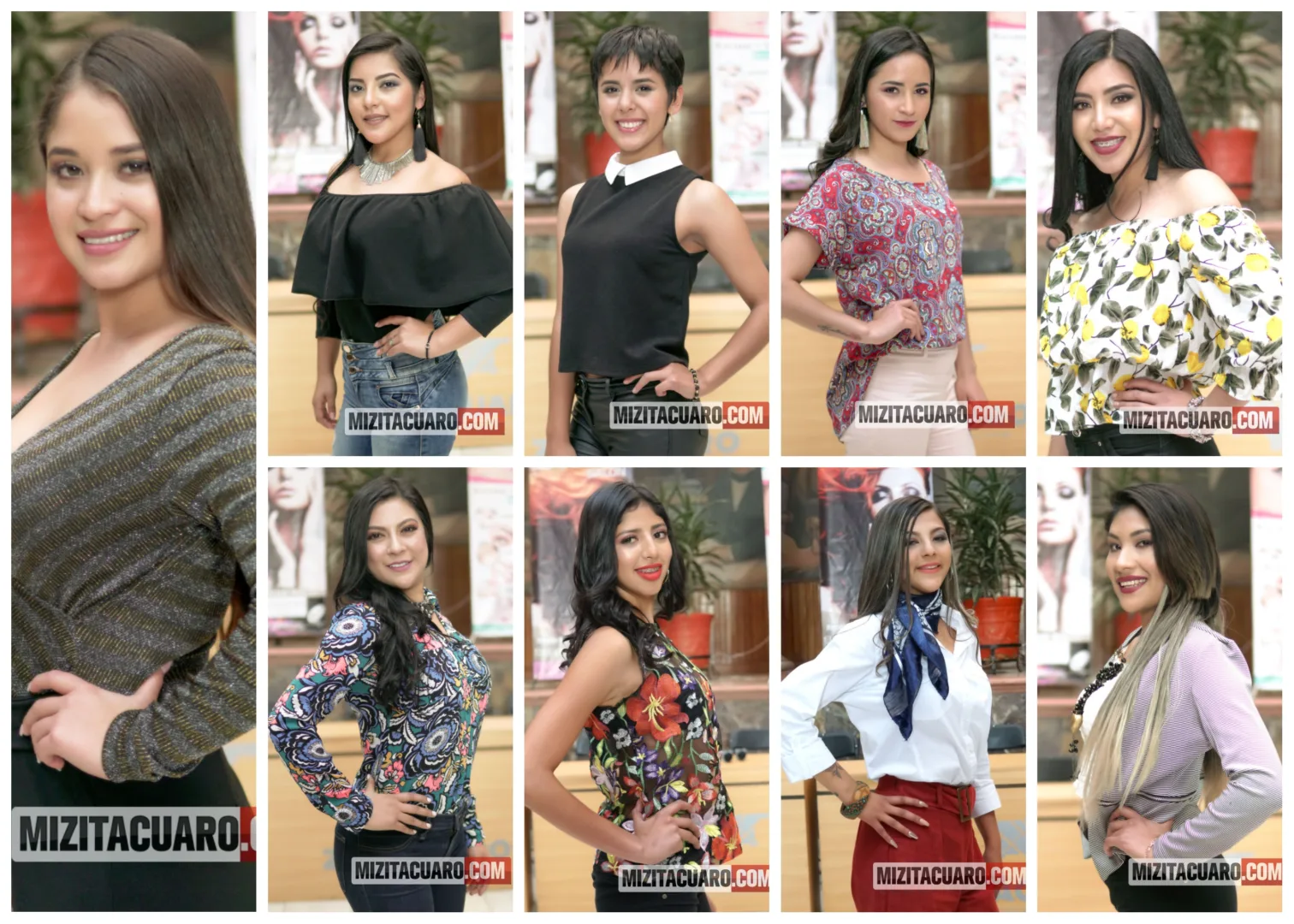 Aspirtantes a la Monarca de la Feria Zitácuaro 2019