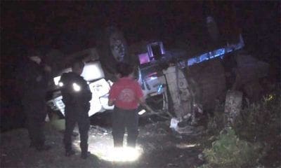 Vuelca camión en la carretera Zitácuaro - Toluca