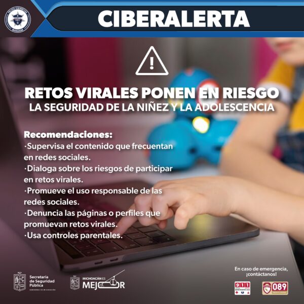 SSP advierte sobre riesgos de retos virales en redes sociales para ...